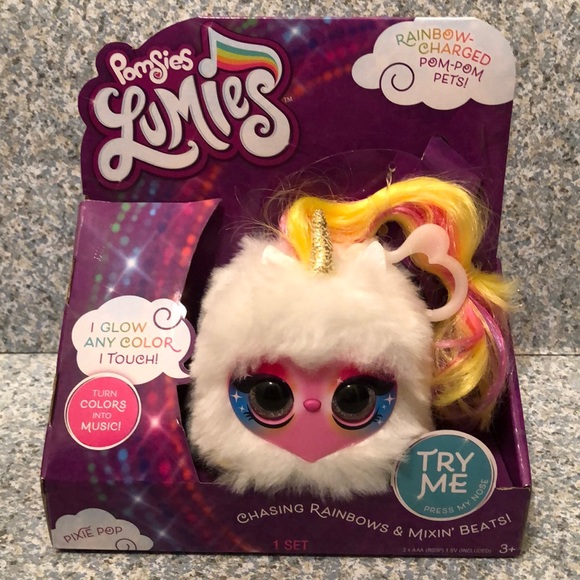 POMSIES LUMIES!!!  PIXIE POP!!!  Interactive Toy!!! - Picture 1 of 2